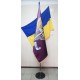 Прапор ДШВ 150х100см кабінетний сатен з бахромою