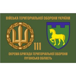 Прапор 111 Бригади територіальної оборони Луганська обл