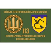 Прапор 113 Бригади територіальної оборони Харківська обл
