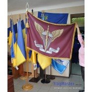 флаг ДШВ кабинетный 150х100см, блекаут, двухсторонний