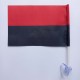 Прапор УПА червоно-чорний 15х10см на присосці
