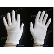 Бавовняні рукавички білі