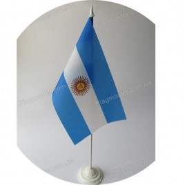 Прапор Аргентини на підставці