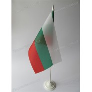 Прапор Болгарії на підставці