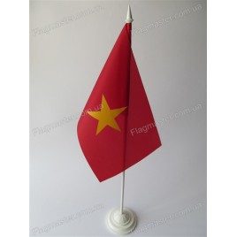 прапор В'єтнаму на пsдставці