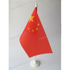 прапор Китаю на підставці