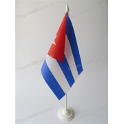 Прапор Куби на підставці
