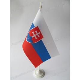 прапор Словаччиниї на підставці купити