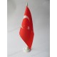 Прапор Туреччини на підставці
