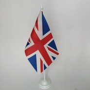 Прапор Великобританії на подставці